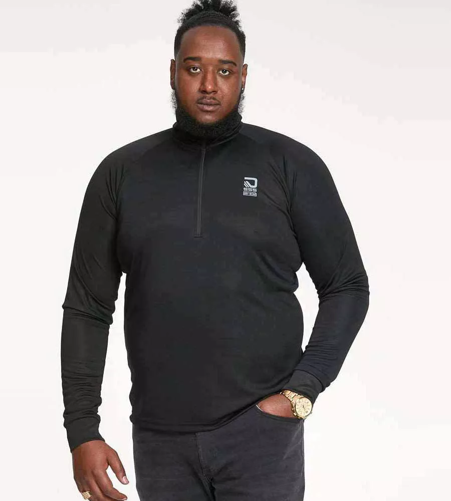 Duke Direct - D555 Big Mens Dry Wear Polyester Long Sleeve T-Shirt