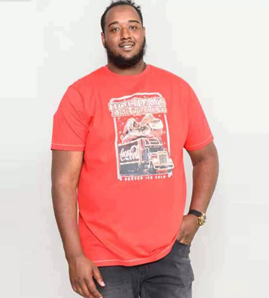 T-Shirt Uomo Coca Cola 'Le Feste Stanno Arrivando' – Maglietta Ufficiale
