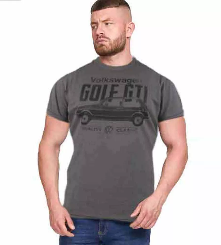 Duke Direct D555 Mens VW Golf GTI Printed T-Shirt Official