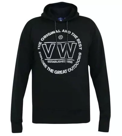 Duke Direct - D555 Big Mens Official Volkswagen Printed Hoodie