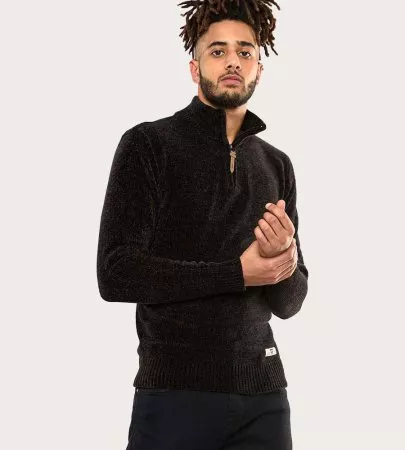 Mens funnel neck deals zip jumper