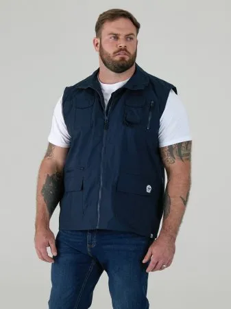 Duke Direct - D555 Big Mens Navy Sports Hunting Waistcoat Jacket