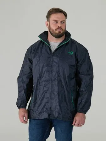 Duke Direct - D555 Big Mens Navy Packaway Weather Proof Rain