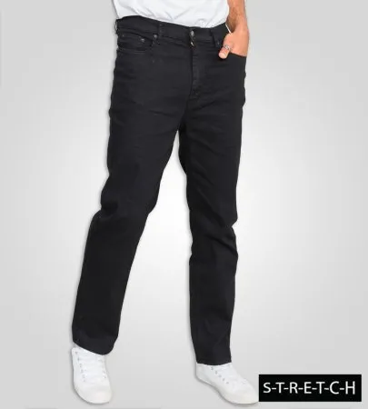 Duke London Jeans Uomo – Original Fit – Enzyme Washed – 100% Cotone – Cintura Inclusa – Taglie Grandi E Alte