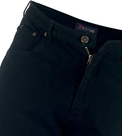 Rockford Men's Straight Fit Jeans - RJ320 Black Denim, Comfort Fit, Waist 32 - View #8