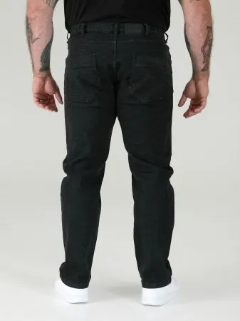 Duke London Cintura Uomo Extra Large In Pelle Nera – Fibbia In Stile Antico, Larghezza 3,8 Cm, Taglie Da 112 A 163 Cm - 3