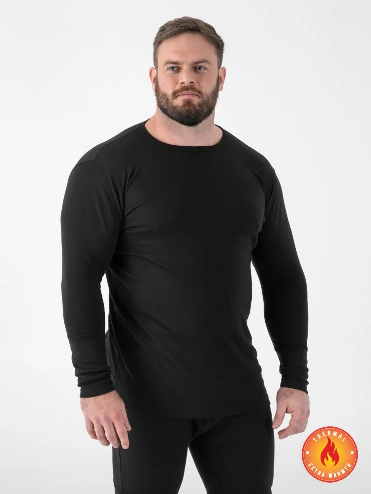 kegon ロンt Duke Direct - D555 Big Mens Thermal Long Sleeve T-Shirt (EXETER