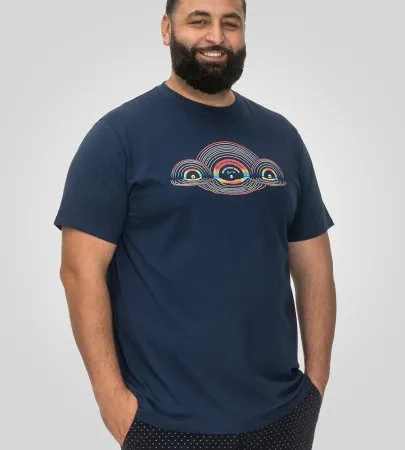 Duke D555 Herren T-Shirt V-Ausschnitt – Big & Tall Größen, Gekämmte Baumwolle, Regular Fit