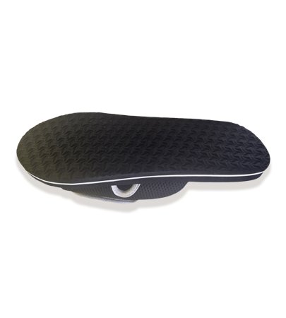D555 Big Mens Black Slider With Velcro Fastening (DRAKE 2)