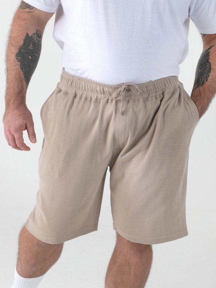 D555 Big Mens Stone Stretch Shorts With Elasticated Waist (MITCHELL 3)