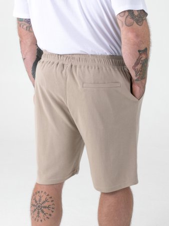 D555 Big Mens Stone Stretch Shorts With Elasticated Waist (MITCHELL 3)