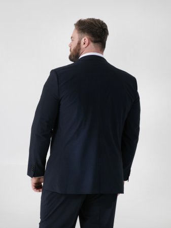 D555 Big Mens Navy Suit – 3 Piece Suit (TED)