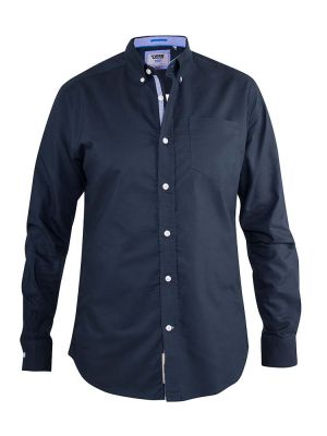 6XL Mens D555 ALASTAIR Long Sleeve Button Down Oxford Shirt Big King Size 2XL